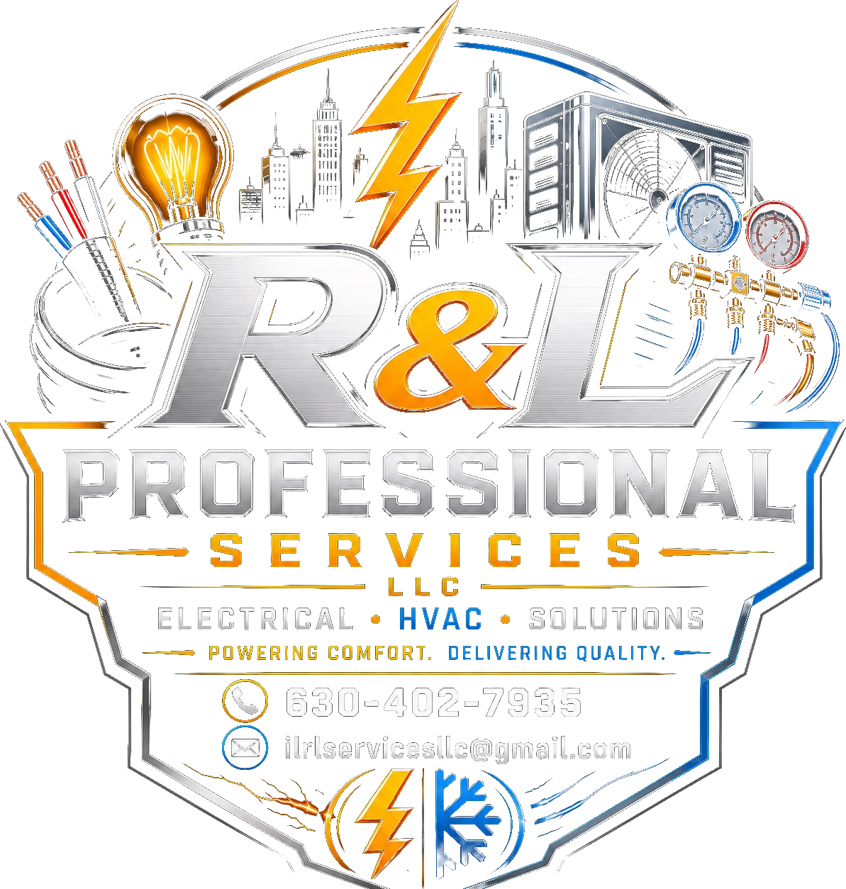 R&L Professional Services LLC, electrical, HVAC, plumbing & handyman in Aurora IL